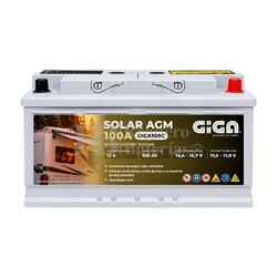 Bater�a 12V 100 Amperios AGM para Camper | M�xima Potencia en Servicio y Arranque
